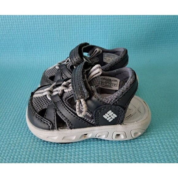 Columbia Techsun Wave Sports Sandals Toddler Baby Size 4 Gray - Picture 3 of 9